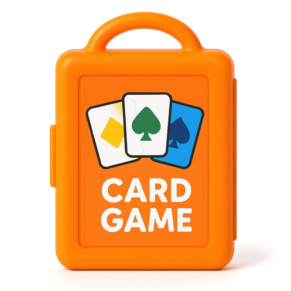 Colorful Kids Card Game With Storage Box