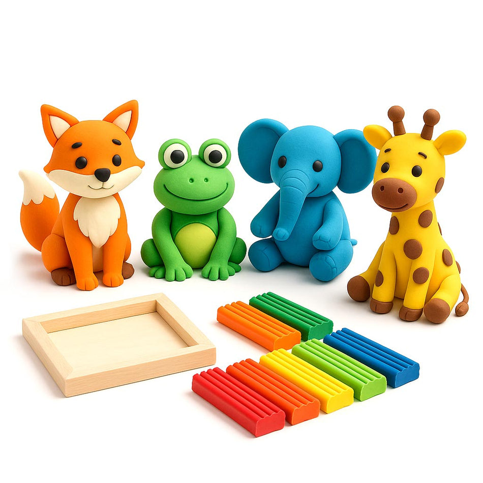 Bright Modeling Clay Activity Kit With Safety Features