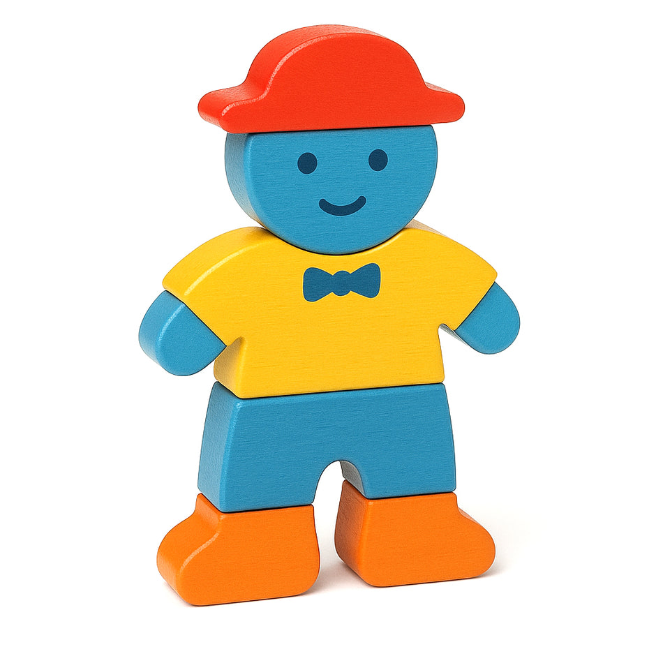 Colorful Pretend Play Costume Set With Storage Box