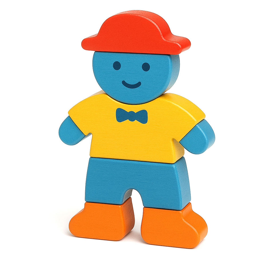 Colorful Pretend Play Costume Set With Storage Box