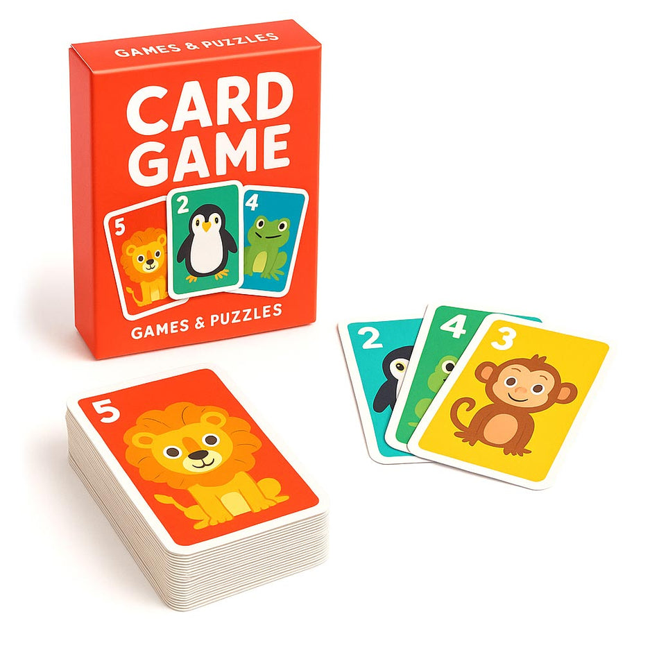Creative Kids Card Game Designed For Preschoolers