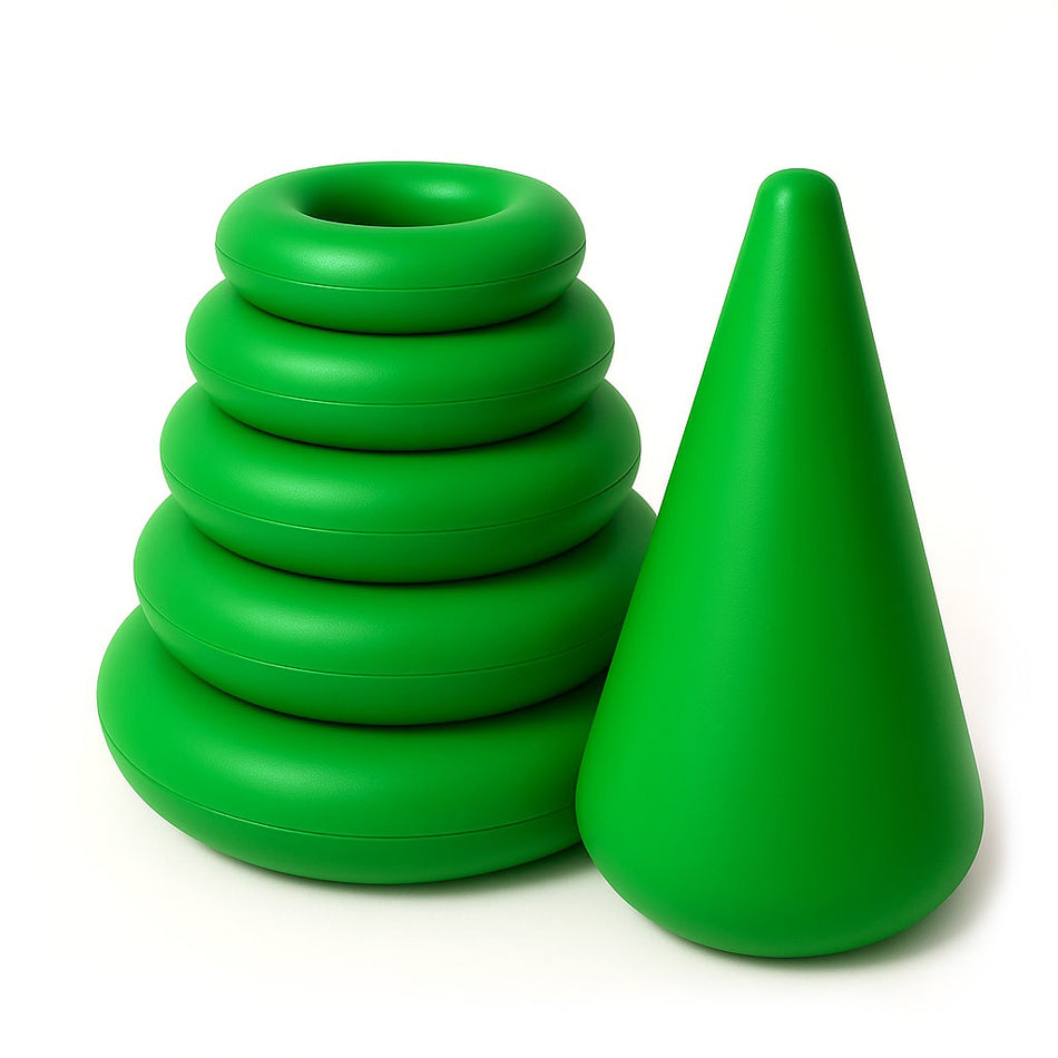 Colorful Colorful Stacking Rings For Ages Three And Up