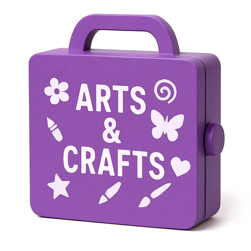 Bright Craft And Activity Box For Indoor Fun