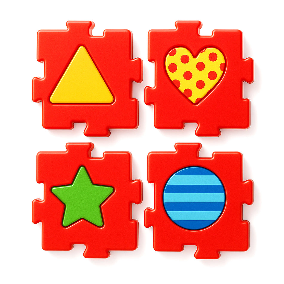 Educational Interactive Learning Puzzle For Creative Play