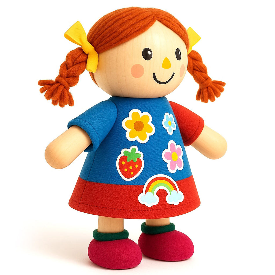 Cuddly Soft Cloth Doll For Toddlers And Kids