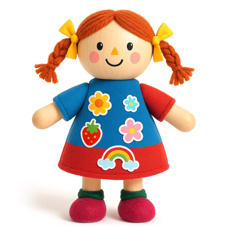 Cuddly Soft Cloth Doll For Toddlers And Kids