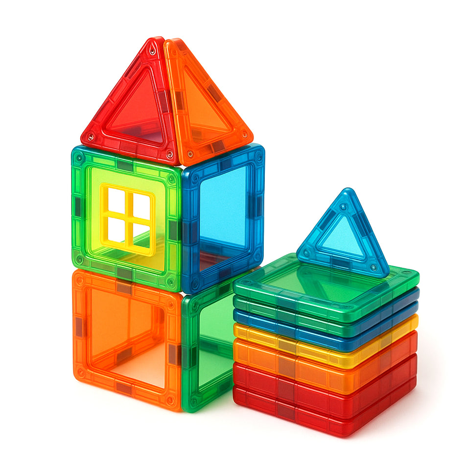 Cuddly Magnetic Building Tiles For Indoor Fun