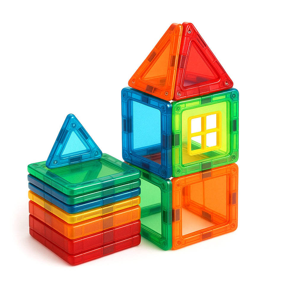 Cuddly Magnetic Building Tiles For Indoor Fun