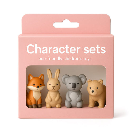 Cuddly Character Action Figure Pack For Ages Three And Up
