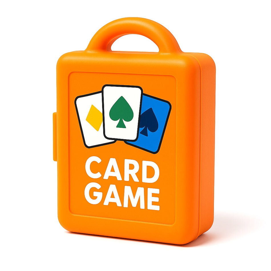 Colorful Kids Card Game With Storage Box