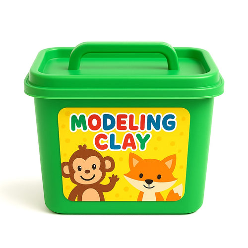 Creative Modeling Clay Activity Kit With Animal Designs