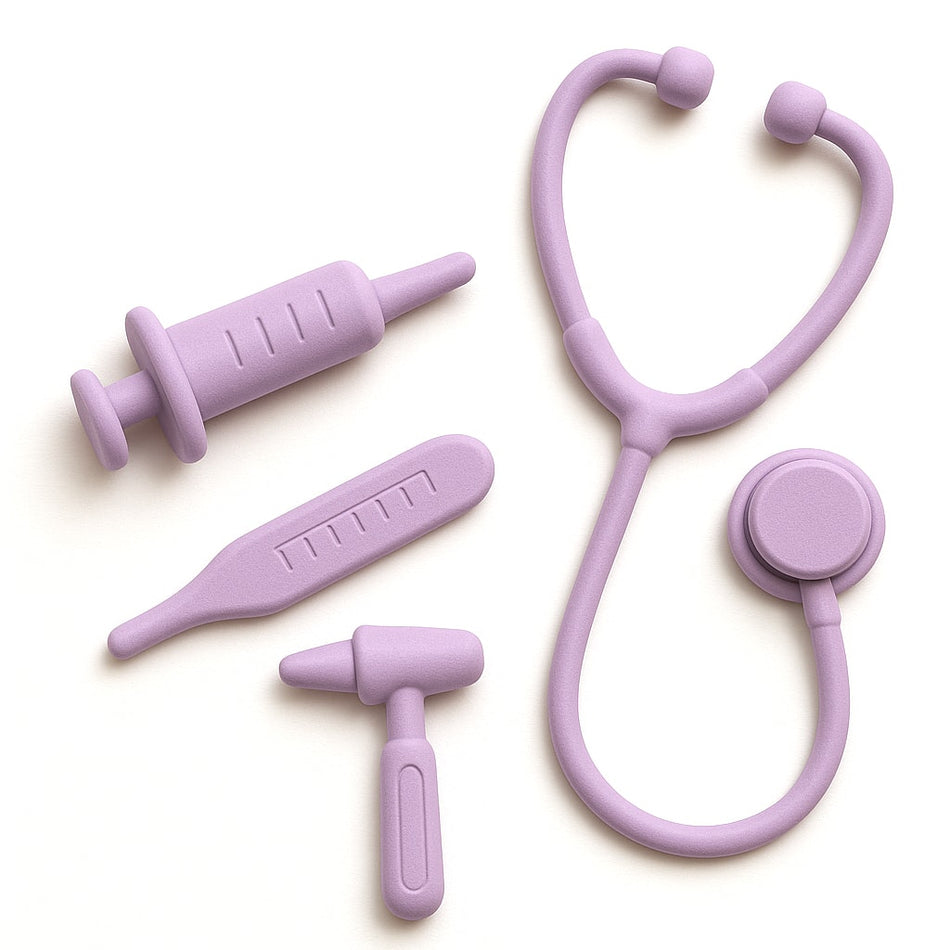 Soft Kids Doctor Play Set With Animal Designs