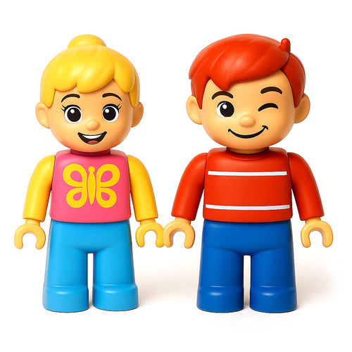 Bright Mini Collectible Figure Set Designed For Preschoolers