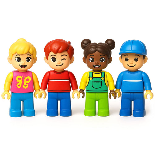 Bright Mini Collectible Figure Set Designed For Preschoolers