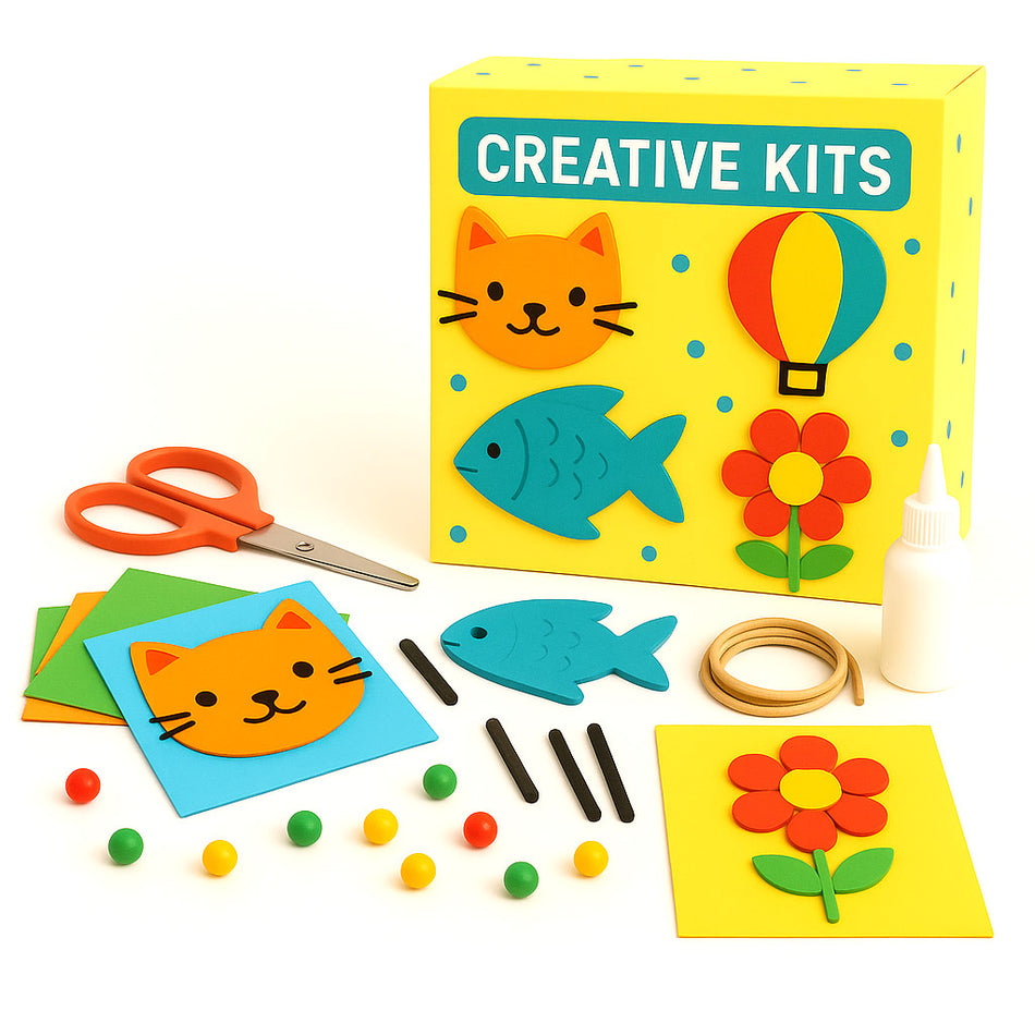 Bright Do It Yourself Craft Kit Designed For Preschoolers