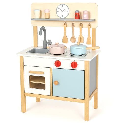 Interactive Pretend Kitchen Playset Designed For Preschoolers