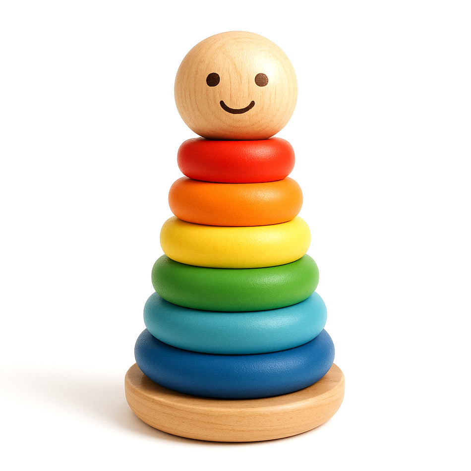 Fun Colorful Stacking Rings Designed For Preschoolers