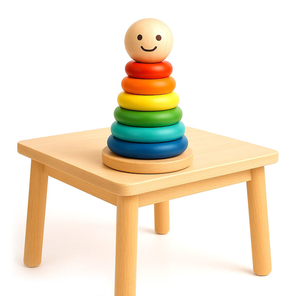 Fun Colorful Stacking Rings Designed For Preschoolers