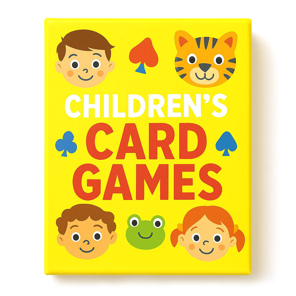 Deluxe Kids Card Game With Animal Designs