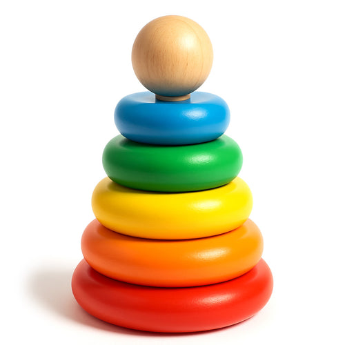 Cuddly Colorful Stacking Rings For Early Learners
