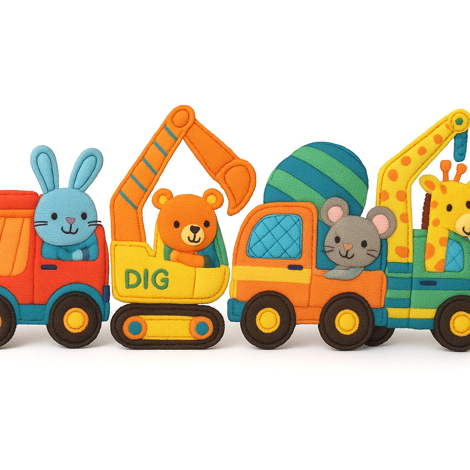 Educational Toy Construction Truck Set For Creative Play
